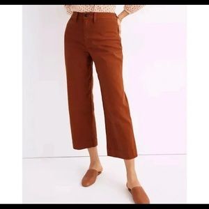 Madewell Emmett Wide leg cropped pant Size 27